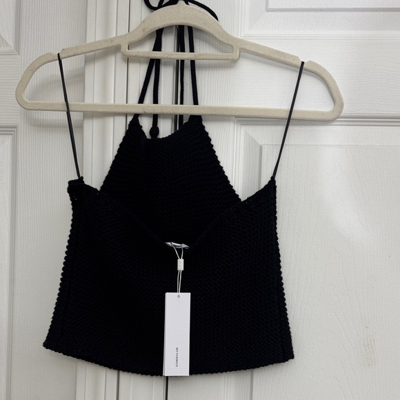 525 America Black Halter Neck Knit Top – XS & S – NWT - Picture 7 of 8